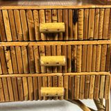 Vintage rattan desk 1960