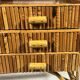 Bureau en rotin vintage 1960