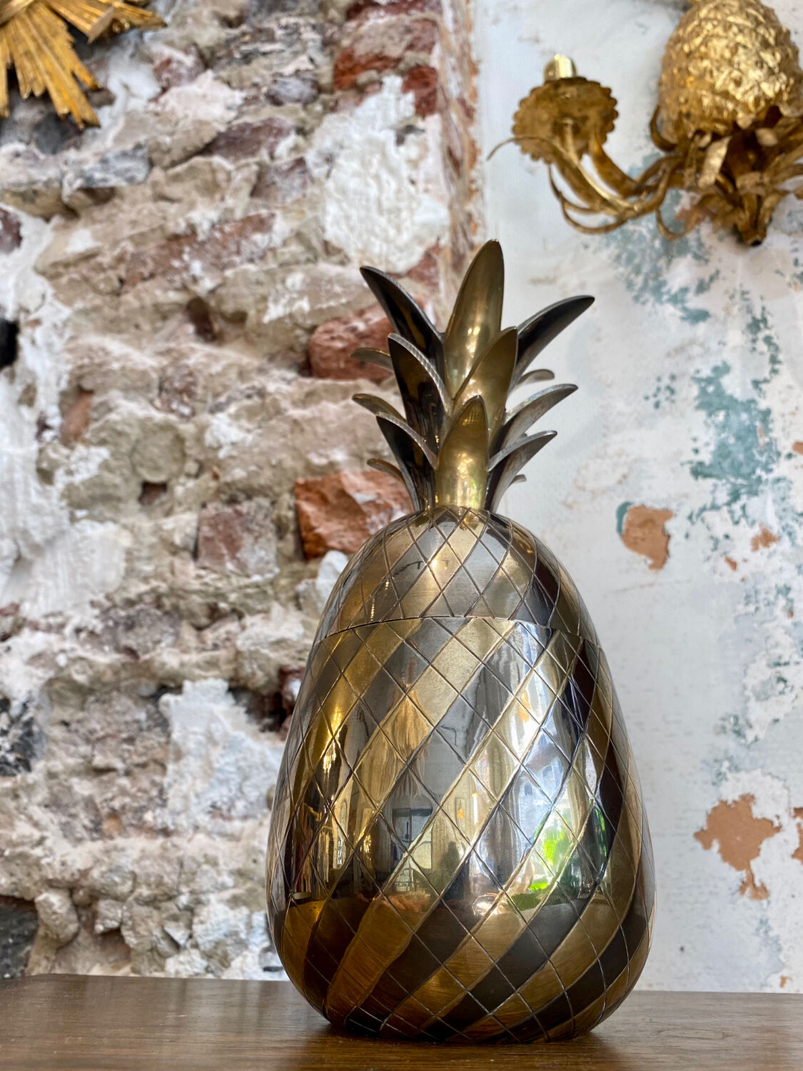 60s pineapple ice bucket