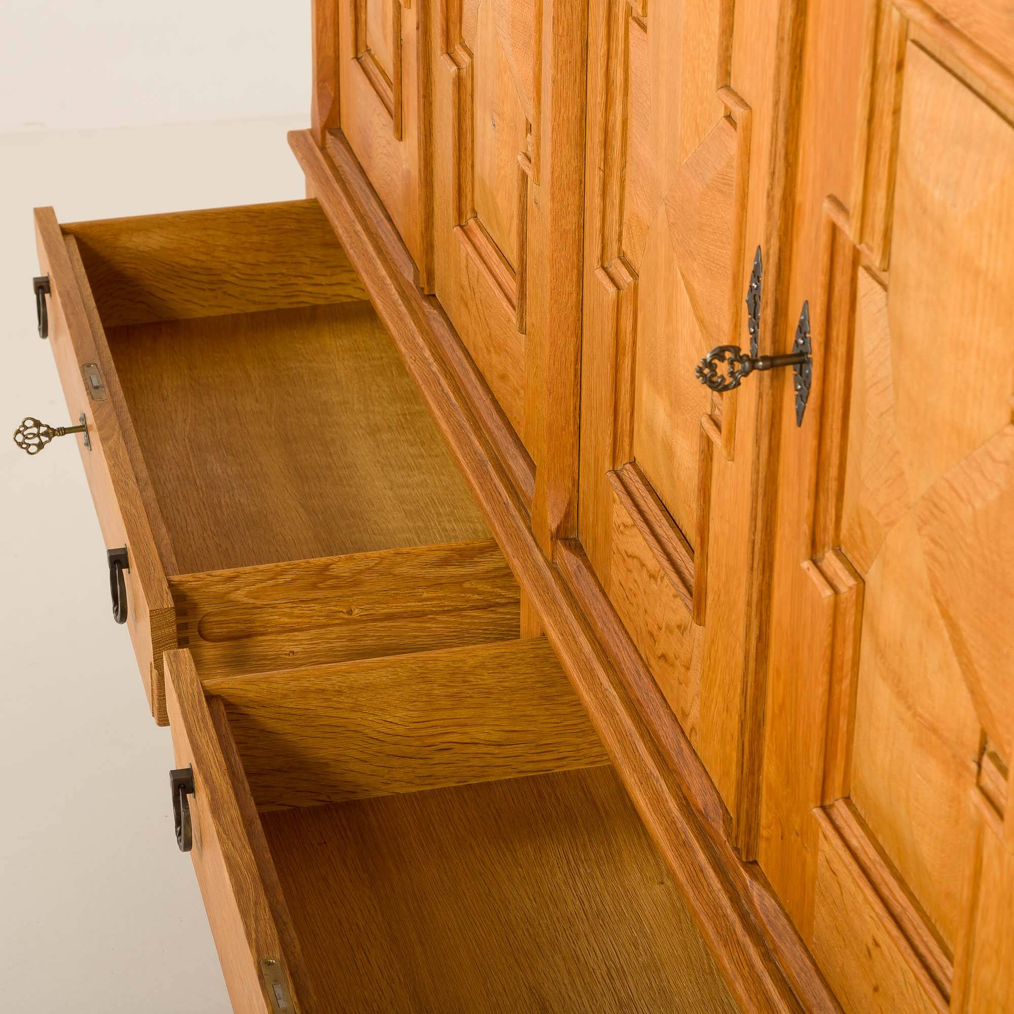 Henning Kjaernulf oak sideboard, 1970s