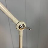 Grey two-arm Kaiser Idell clamp lamp model