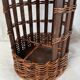 Panier bar en rotin vintage