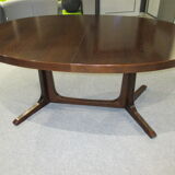 Vintage 190s Baumann Extendable Oval Dining Table