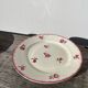 4 assiettes anciennes fleurs Luneville