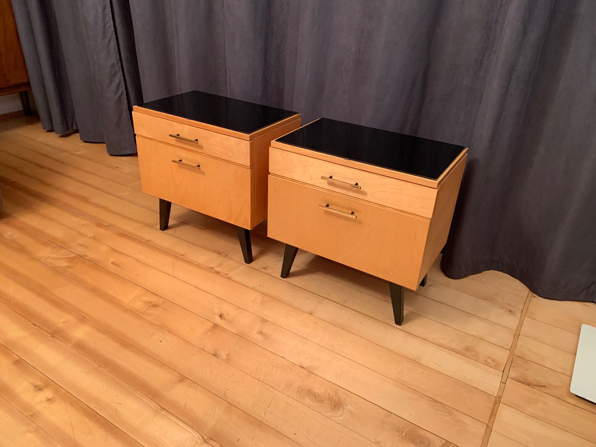 Pair of 1960s bedside tables