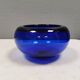 Blue PROVENCE bowl designed by Per Lütken for Holmegaard Glassworks 1955 Denmark