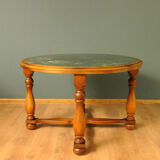 Table basse scandinave avec plateau en marbre