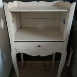 Old weathered bedside