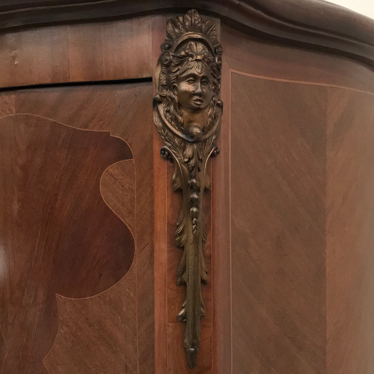 Bibliothèque de marqueterie style Empire