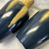 Pairs of Denbac earthenware vases