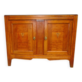 Art Deco sideboard, light oak and black