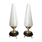 Pair of 1960 Italian tripod lamps