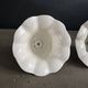 Pair of tulip lampshades in porcelain