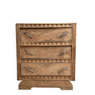 Art Deco oak commode (renovated)