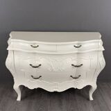 Commode et 2 chevets de style Louis XV, XXe siècle