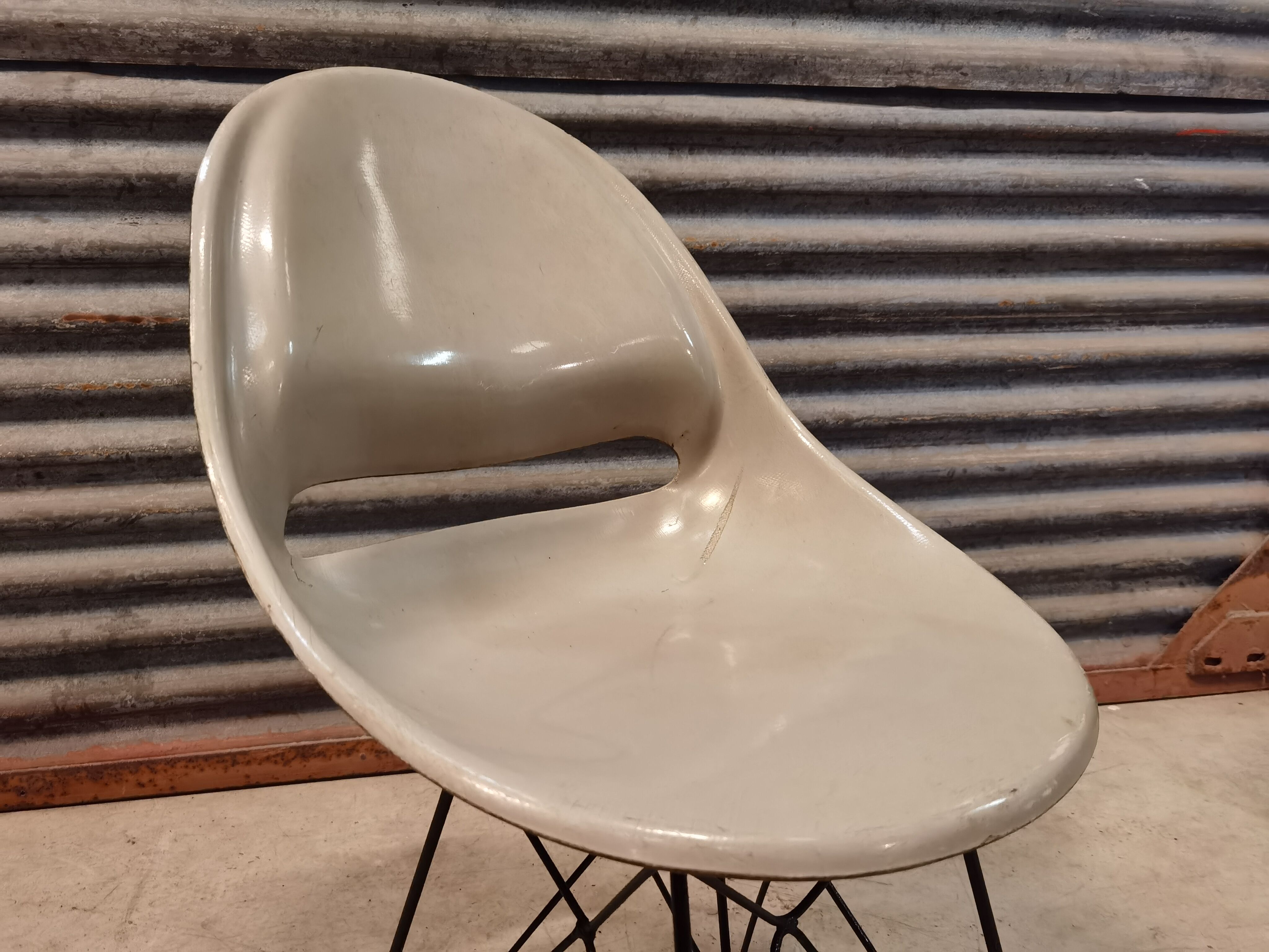 Grey Chair by Miroslav Navràtil Vertex edition 1959