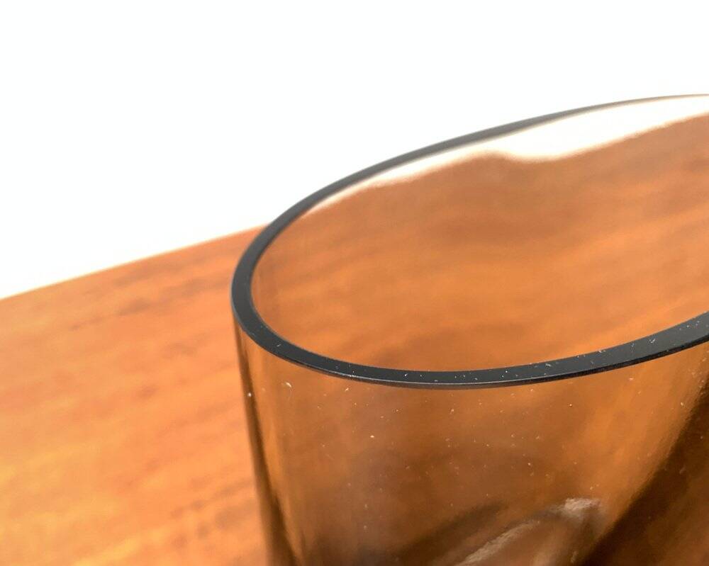 Grand vase en verre vintage allemand de Peill & Putzler, années 1970