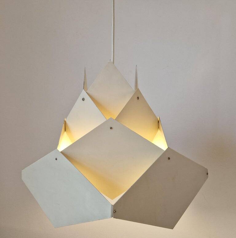 Rare Midcentury Design Pendant in Style of Preben Dal, Denmark, 1960s