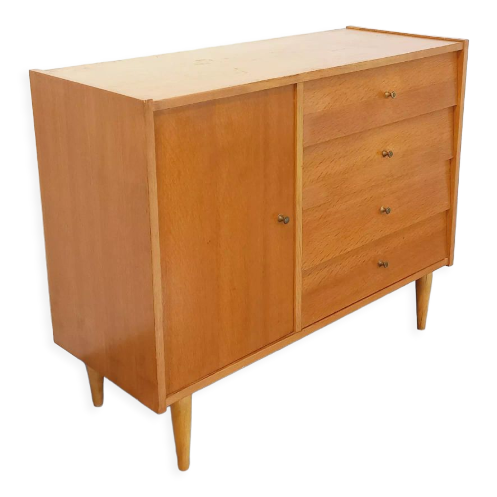 Vintage wooden storage cabinet from the 50s 60s