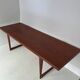 Large teak coffee table