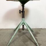 Green Industrial Workshop Chair, 1950s