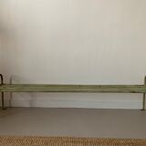 Antique metal bench