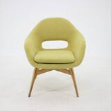 1960s Miroslav Navratil Shell Lounge Chair, Czechoslovakia