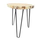 Tabouret haïrpin industriel tête d’épingle