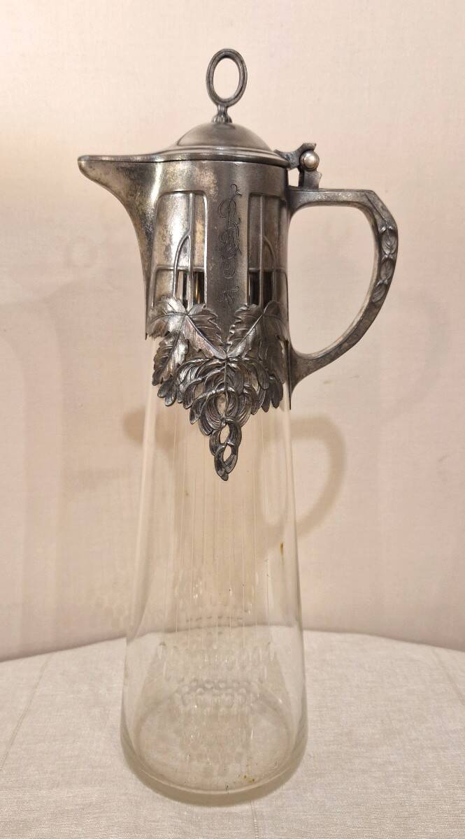crystal carafe - Art Nouveau