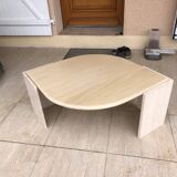 Vintage water drop travertine coffee table
