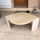 Vintage water drop travertine coffee table