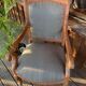 Antique Regency style armchair with complete restoration of the seat