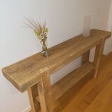 Oak carpenter's workbench