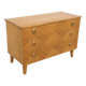 Commode scandinave en orme, Swedish modern, Suède, 1940