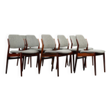 Set of 8 Arne Vodder 62 rosewood chairs