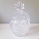 Glass pineapple sugar bowl