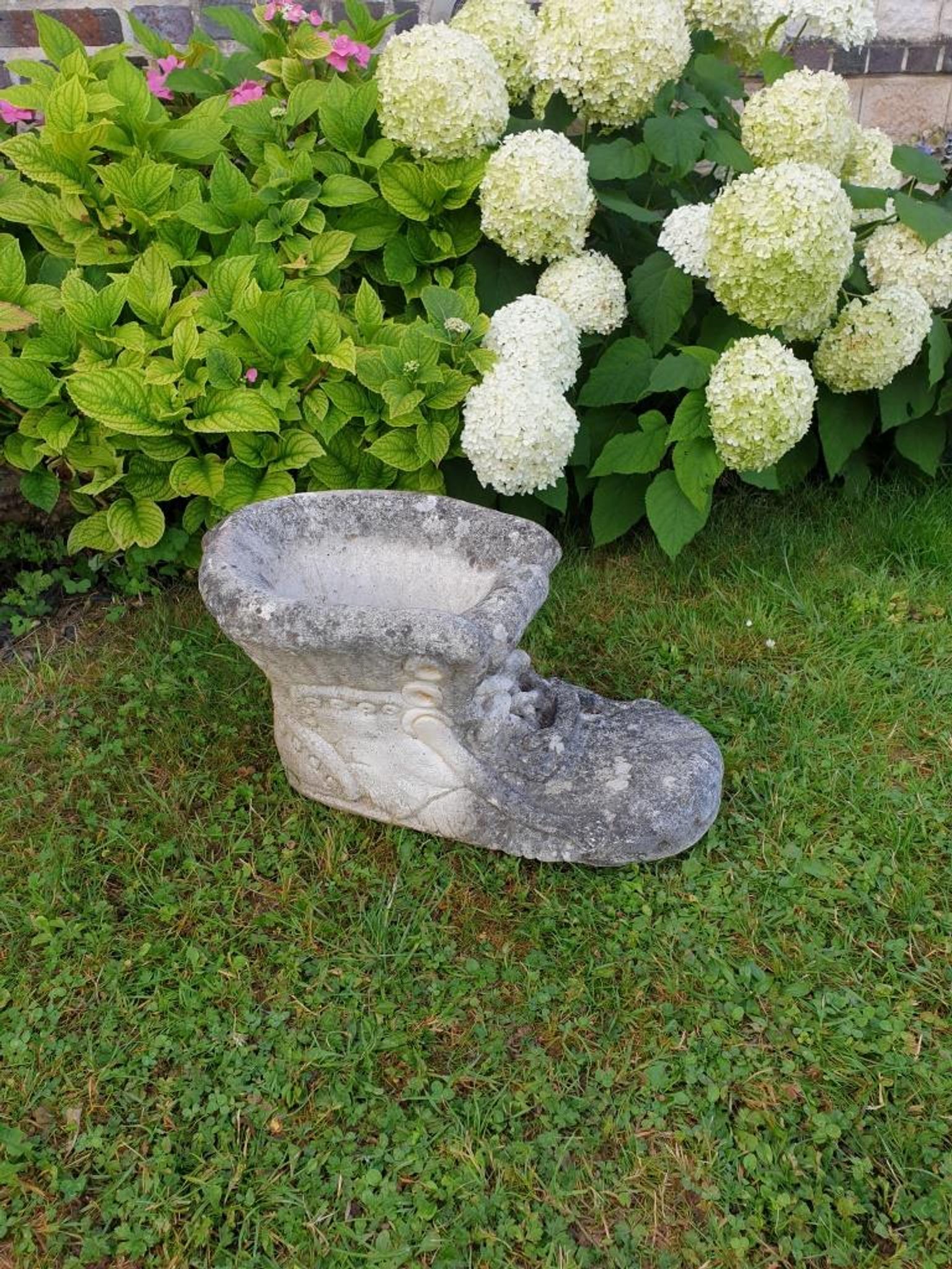 Jardinière chaussure pot de fleurs vintage