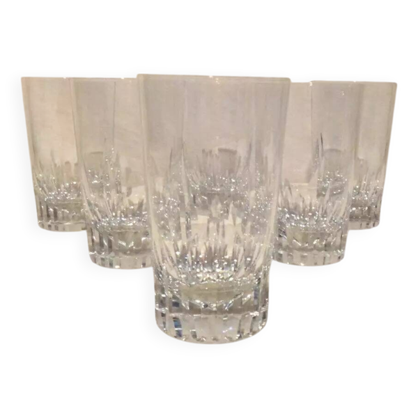 Baccarat spear 6 verres gobelets a vin cristal - 9,2 cm