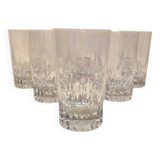 Baccarat spear 6 crystal wine glasses - 9.2 cm