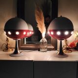 Pair of Space Age Cocci Ball Lamps