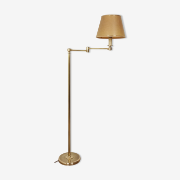 Lampadaire liseuse en laiton