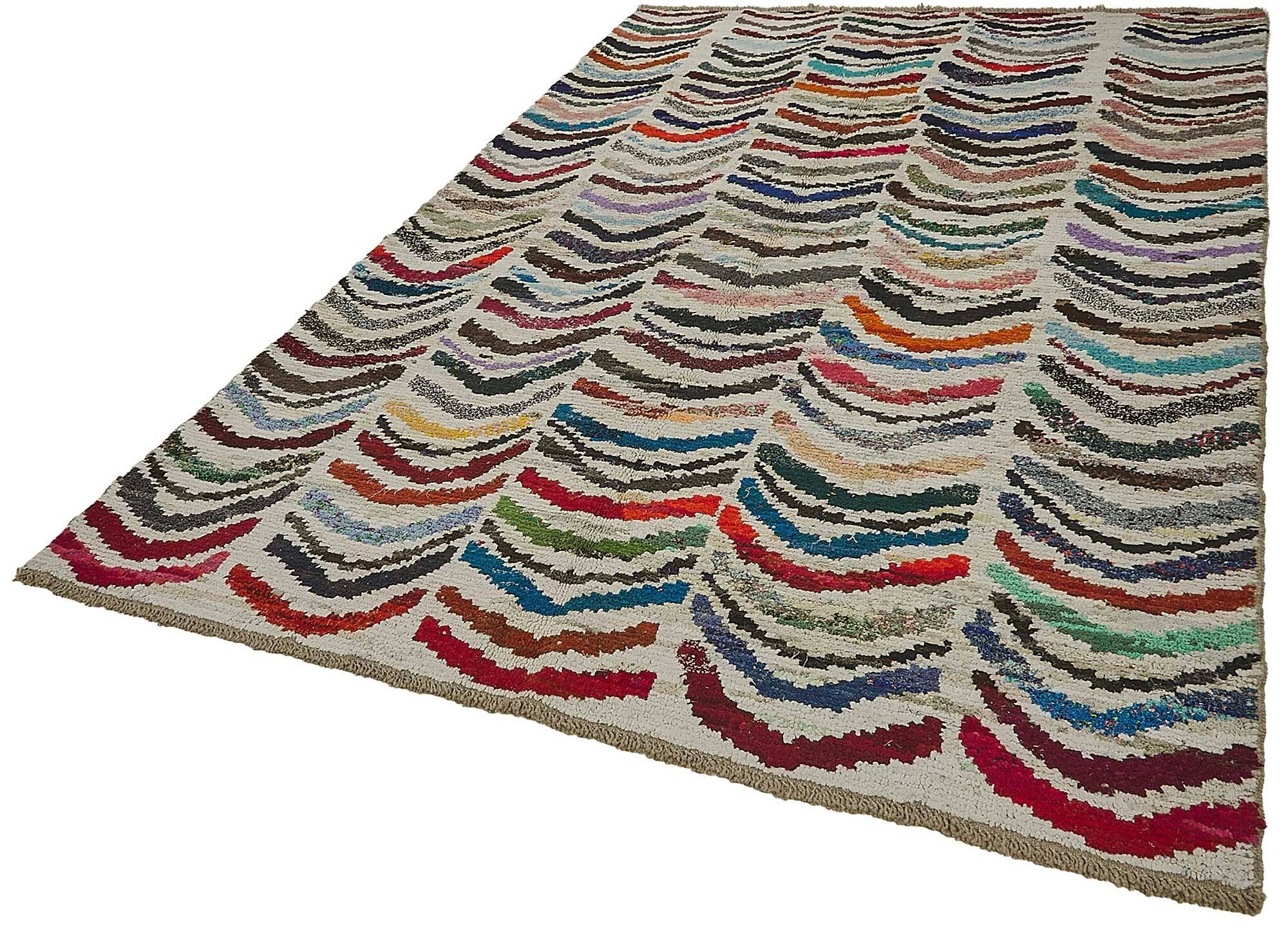 Handwoven Turkish Recycled Boho Rug 200 cm x 294 cm