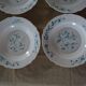 18 assiettes fleurs bleues veronica Arcopal vintage