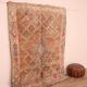 Peach Vintage Moroccan Rug 170 x 230 cm, Berber Wool Rug, Handmade Boho Rug