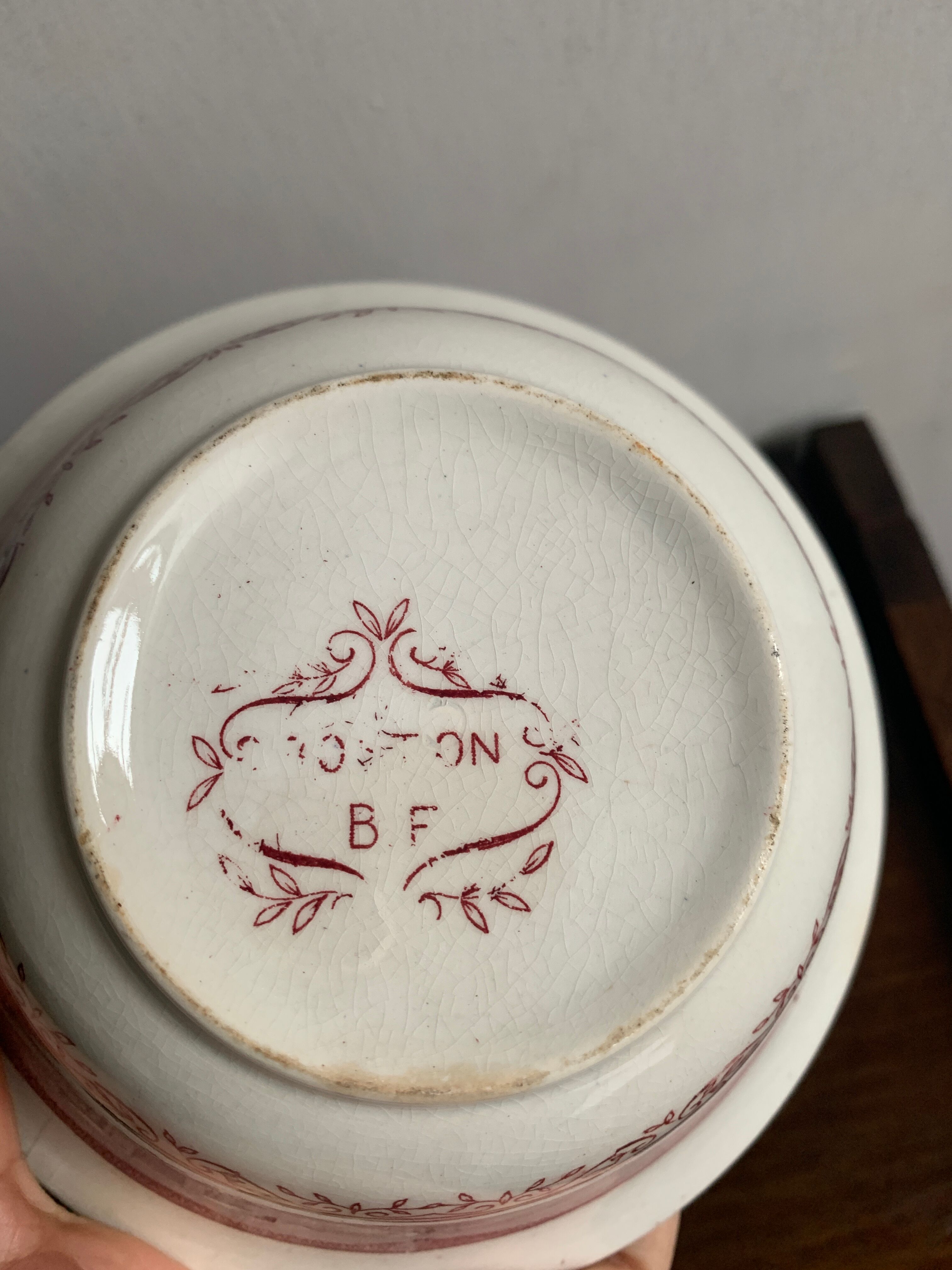 Bowl Boch brothers 1900