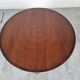 Lubke round rosewood dining table, 60s