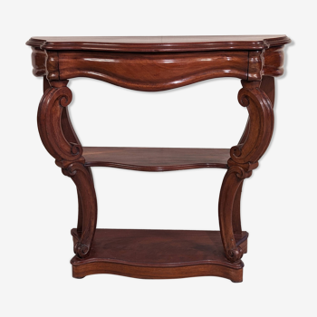 Mahogany console