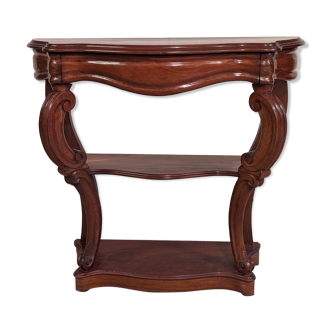 Mahogany console