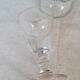 Old bistro glasses with thick bottoms