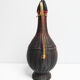 Vintage scoubidou wicker bottle wine bottle